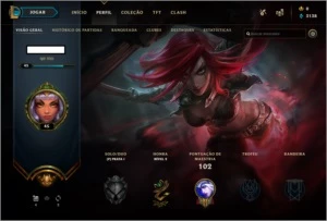 CONTA LOL PRATA 1 4 SKINS LENDÁRIAS - League of Legends
