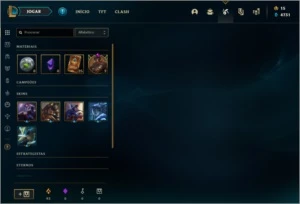 Conta PLATINA3 FLEX (PROVISORIO) MMR ALTO COM ICONE RARO! - League of Legends LOL