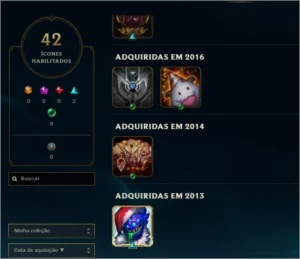 Conta PLATINA3 FLEX (PROVISORIO) MMR ALTO COM ICONE RARO! - League of Legends LOL