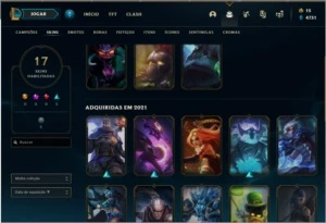 Conta PLATINA3 FLEX (PROVISORIO) MMR ALTO COM ICONE RARO! - League of Legends LOL