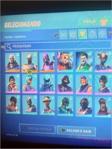 conta fortnite com renegade +212skins