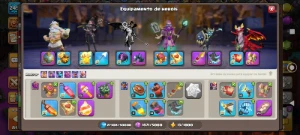 Cv18 Lendário - 95% Full - 2 Heróis Full - 14 Equip. Full - Clash of Clans