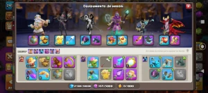 Cv18 Lendário - 95% Full - 2 Heróis Full - 14 Equip. Full - Clash of Clans