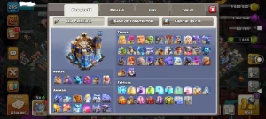 Cv18 Lendário - 95% Full - 2 Heróis Full - 14 Equip. Full - Clash of Clans