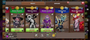 Cv18 Lendário - 95% Full - 2 Heróis Full - 14 Equip. Full - Clash of Clans