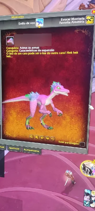 Vendo conta WOW com mais de 20 anos (992montarias) - Blizzard