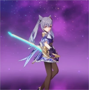 Conta Genshin Impact (Ganyu C1, Keqing, Jean, Falcão)