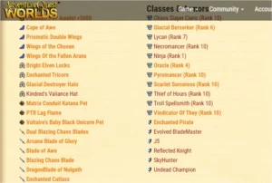 conta aqw - Adventure Quest World
