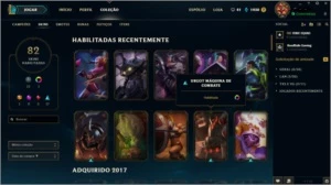 Conta League Of Legends Ouro 5, 97 champ, 82 skins, LOL