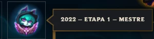 conta challenger - League of Legends LOL