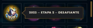 conta challenger - League of Legends LOL