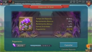 Conta lords mobile, castelo lv 24 (ainda em construção) T3