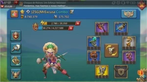 Conta lords mobile, castelo lv 24 (ainda em construção) T3