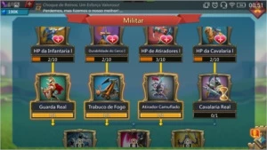 Conta lords mobile, castelo lv 24 (ainda em construção) T3