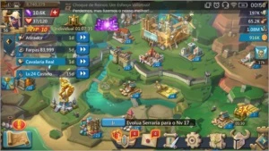 Conta lords mobile, castelo lv 24 (ainda em construção) T3