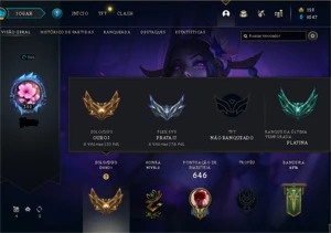 Conta LoL 330 Skins, 541 ícones e Todos os Champions - League of Legends