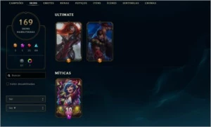 Conta de League of Legends LOL