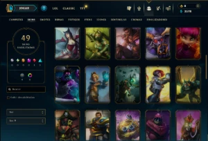 Mestre com 95 Champs e 49 Skins ( 54 PDL ) - League of Legends LOL