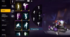 Conta Veterana 2019 - Mochila Filhos Da Noite + Dragão Negro - Free Fire