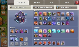 CONTA CLASH OF CLANS CV 13, 12, 11,15 (aceito propostas)