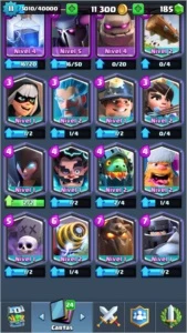 Arena 11 xp11 10 lendarias 7 nivel 2 barata - Clash Royale