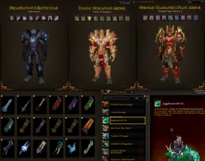 Conta warrior e paladino! repleta de transmogs de pvp! - Blizzard