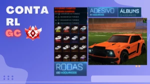 Conta Rocket League Titulo Gc Season 9 E 10 Fennec,Golf Etc.