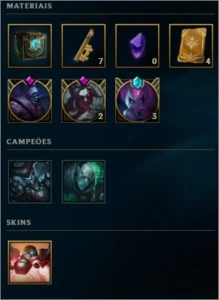 Conta de League of Legends Plat IV LOL