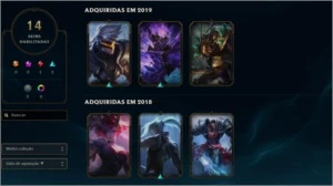 Conta de League of Legends Plat IV LOL