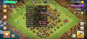 CV10 full construção, tropas e feitiços de elixir, muros - Clash of Clans