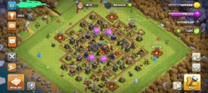 CV10 full construção, tropas e feitiços de elixir, muros - Clash of Clans