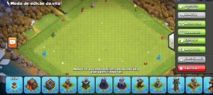 CV10 full construção, tropas e feitiços de elixir, muros - Clash of Clans