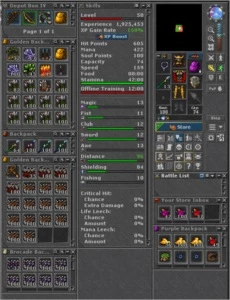 TIBIA MS lvl 125 / ED lvl 60 / RL lvl 50 / EL lvl 50  Lobera