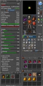 TIBIA MS lvl 125 / ED lvl 60 / RL lvl 50 / EL lvl 50  Lobera