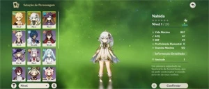CONTA AR10 - Nahida e Mona C1 - Genshin Impact