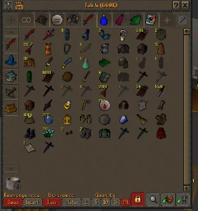 Iron Osrs bem encaminhada 99 fm com pet e tome - Runescape
