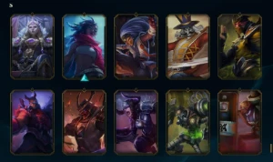 Lvl 127 + riot singed + 176 skins + ícones S2 - League of Legends LOL