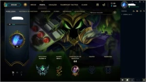 Conta LoL Plat 4 75% WIN RATE - League of Legends