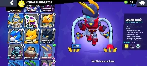 Conta super gemada de Brawl Stars + Conta de Clash royaledia