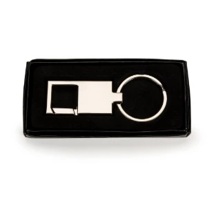 Chaveiro de Metal com Mosquetão e Caixa - Artesanato e Personalizados