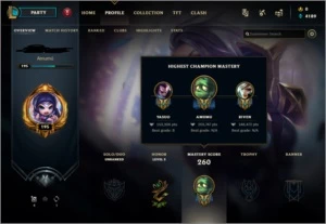 Vendo conta League of Legends LOL