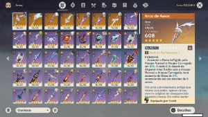 15 Personagens T5 + 7 Armas T5 - Genshin Impact