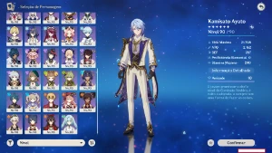 15 Personagens T5 + 7 Armas T5 - Genshin Impact