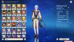 15 Personagens T5 + 7 Armas T5 - Genshin Impact