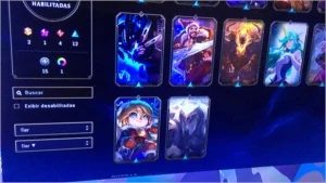 Conta com varias skins caras e raras - League of Legends LOL