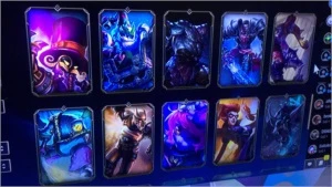 Conta com varias skins caras e raras - League of Legends LOL