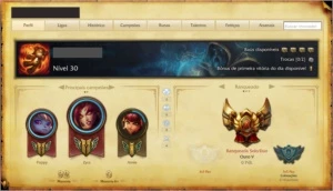 Vendo conta Ouro 5 - League of Legends LOL