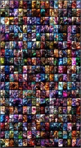 Conta com 339 skins! Todos heroes e terminou season D2! - League of Legends LOL