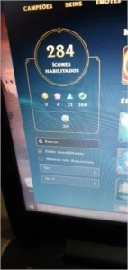 conta lol com mais de 300 skins - League of Legends
