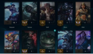 Conta lol emote mestre 2022 e skins - League of Legends